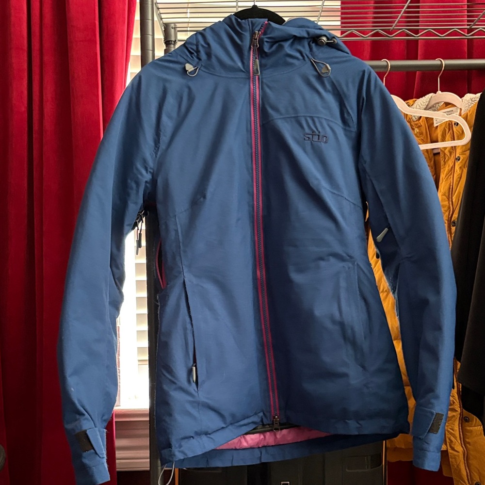 Stio Blue and Pink Ski Jacket